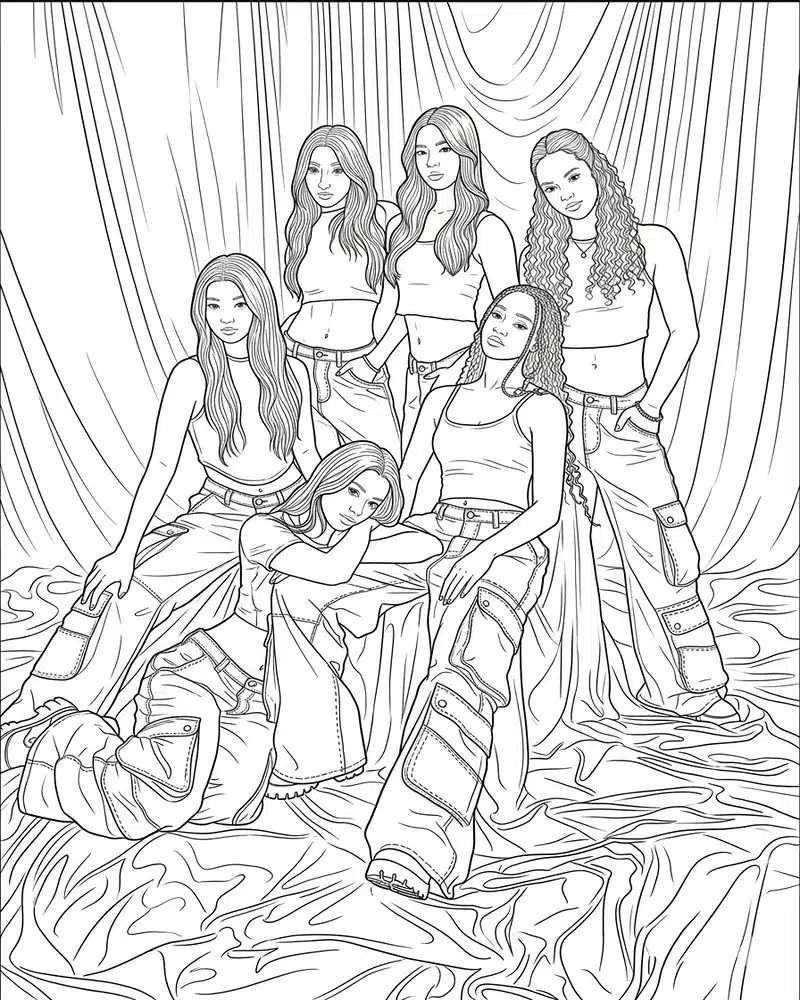 Sesión de fotos de las chicas de Katseye