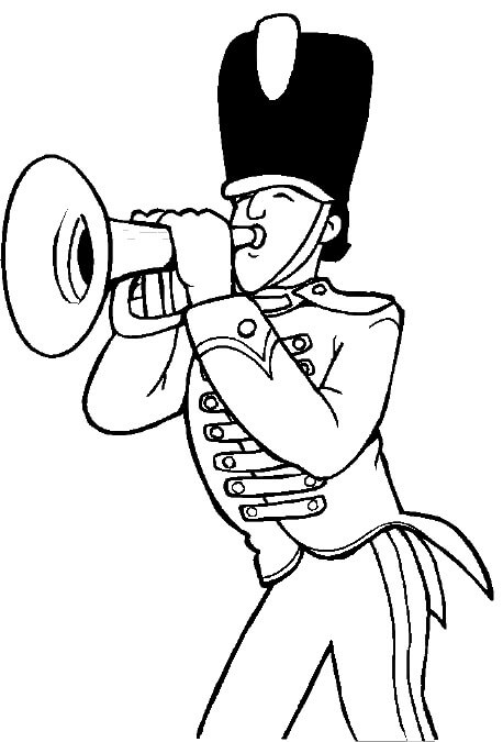 Soldado que toca la Trompeta