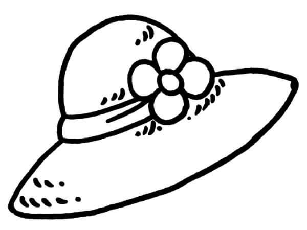 Sombrero de Niña con Flores