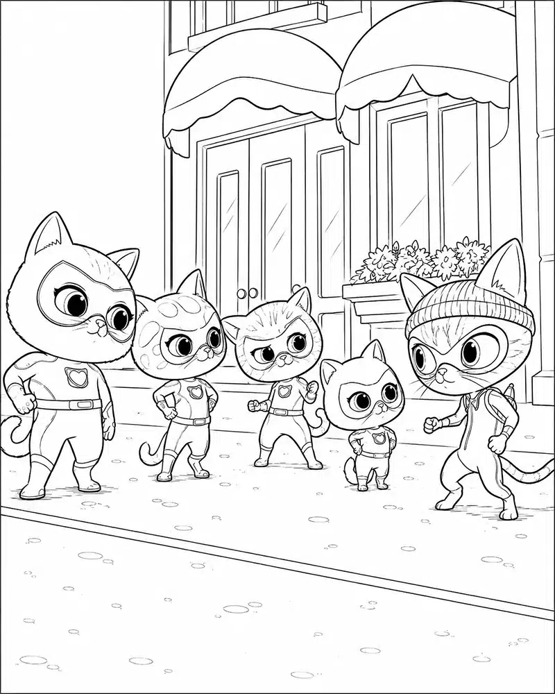 Superkitties Equipo De Héroes