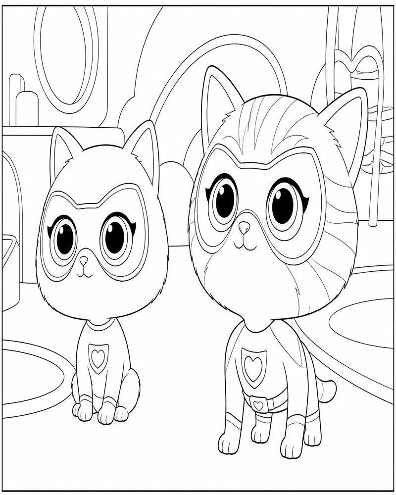 Superkitties Mejores Amigos Escena Interior