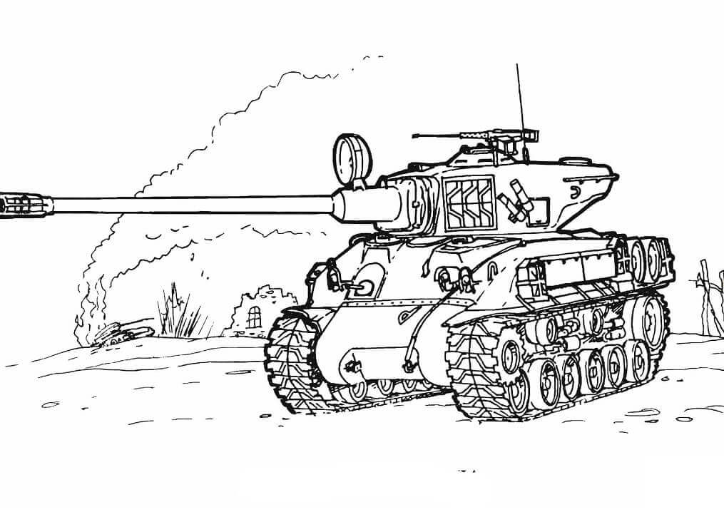 Tanque Sherman M-51