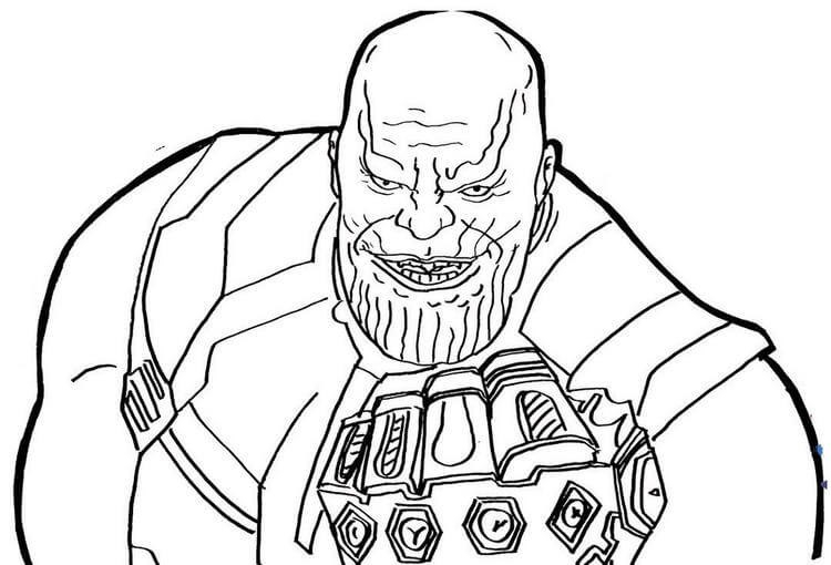Thanos Versión Antigua y su Puñetazo con Infinity Gauntlet