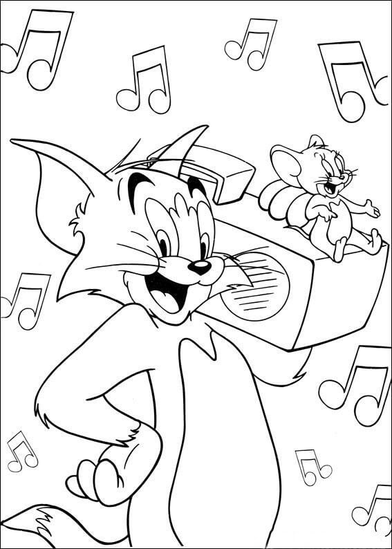 Tom y Jerry con Radio