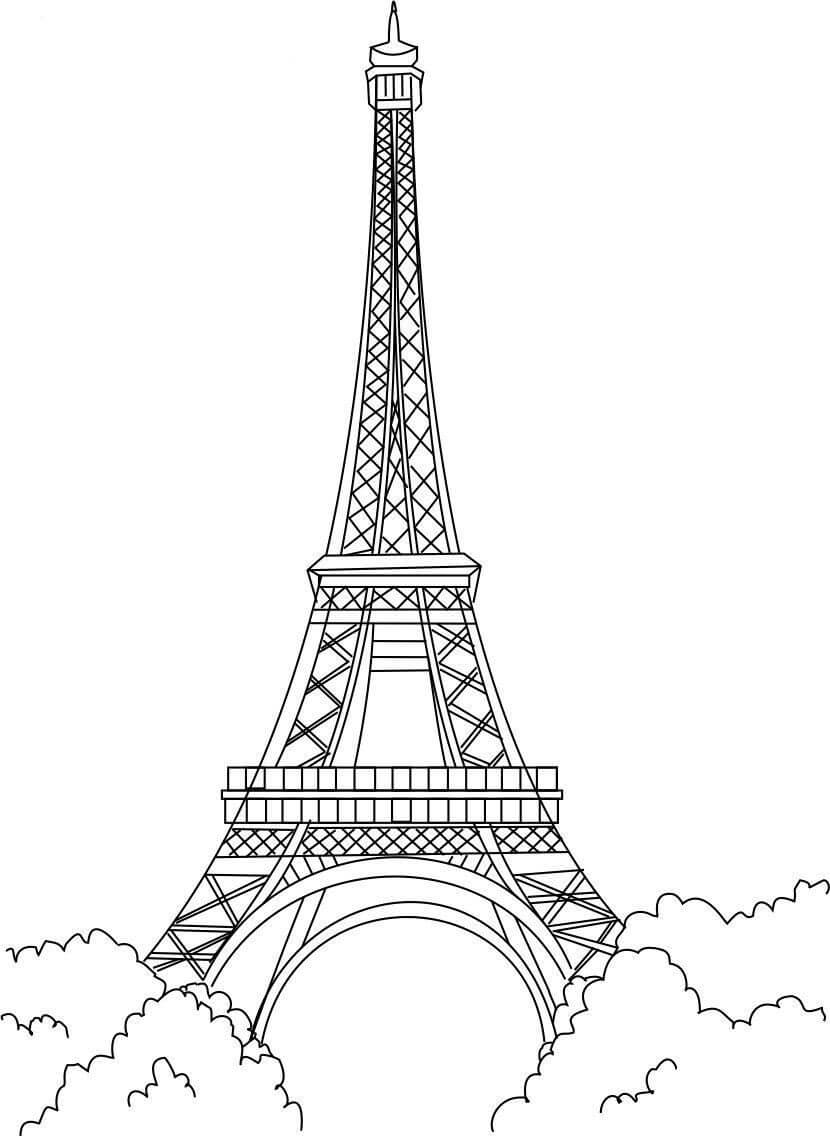 Torre Eiffel normal en París