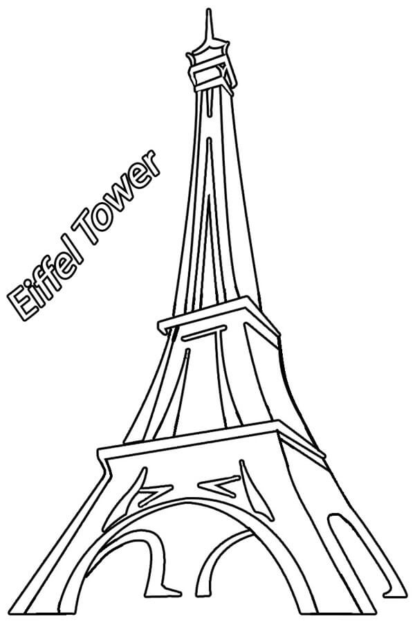 Torre Eiffel sencilla en París