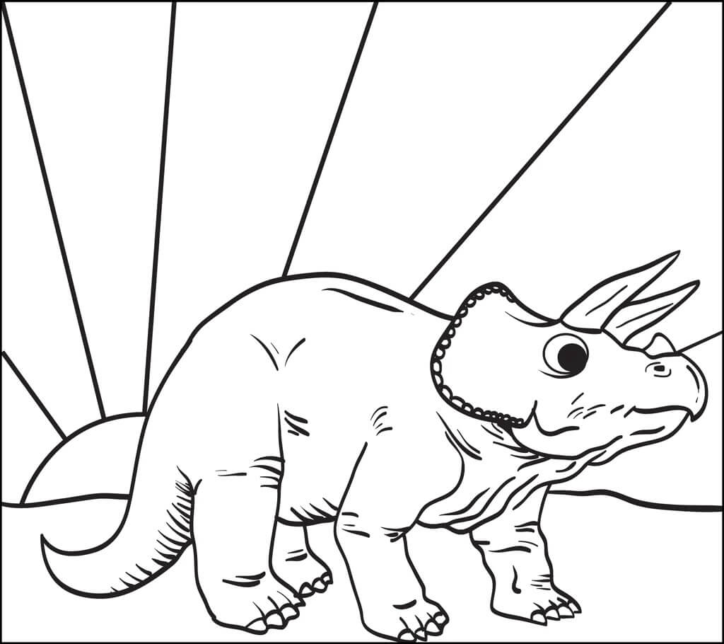 Triceratop con Sol