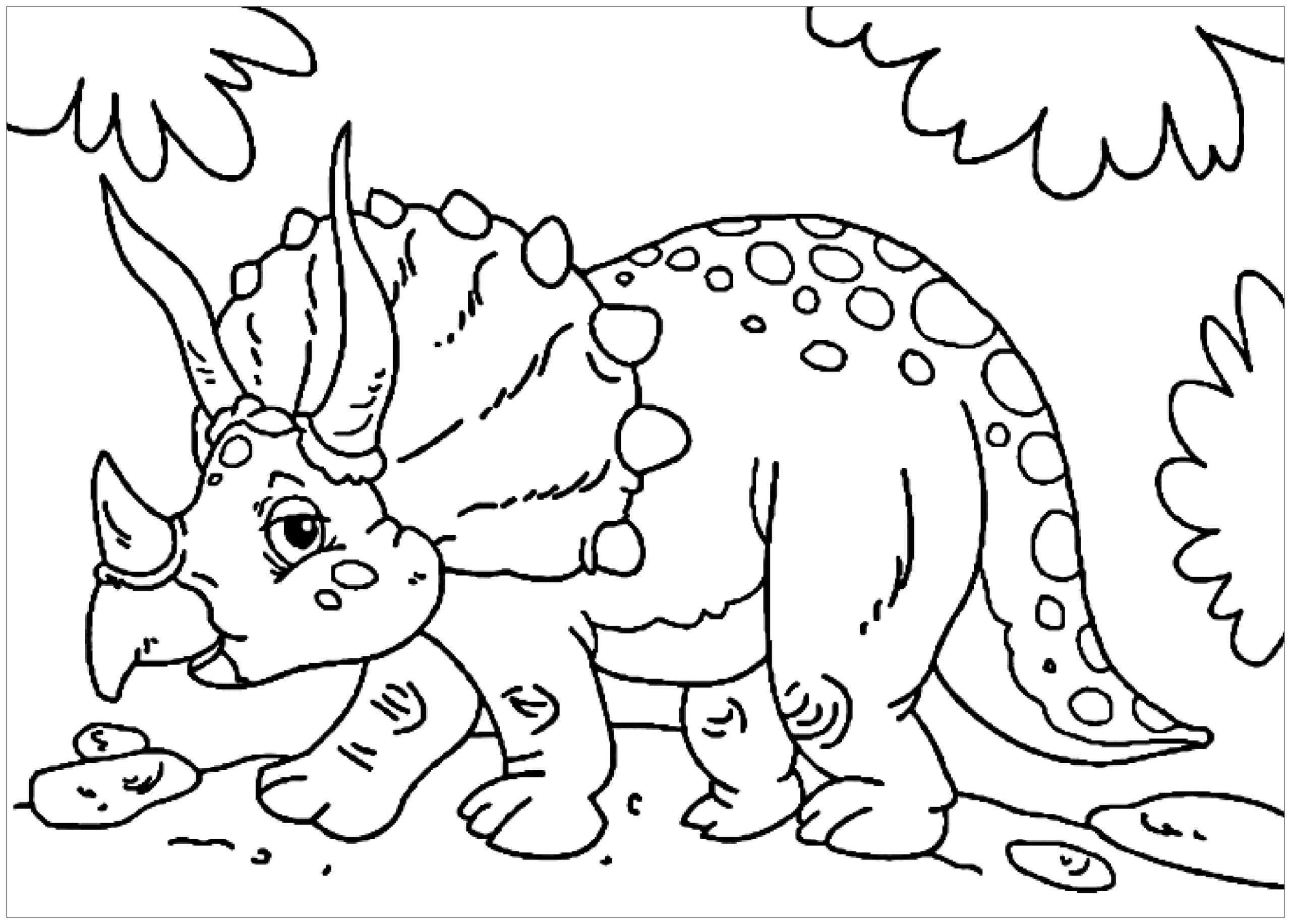 Triceratops Herbívoros