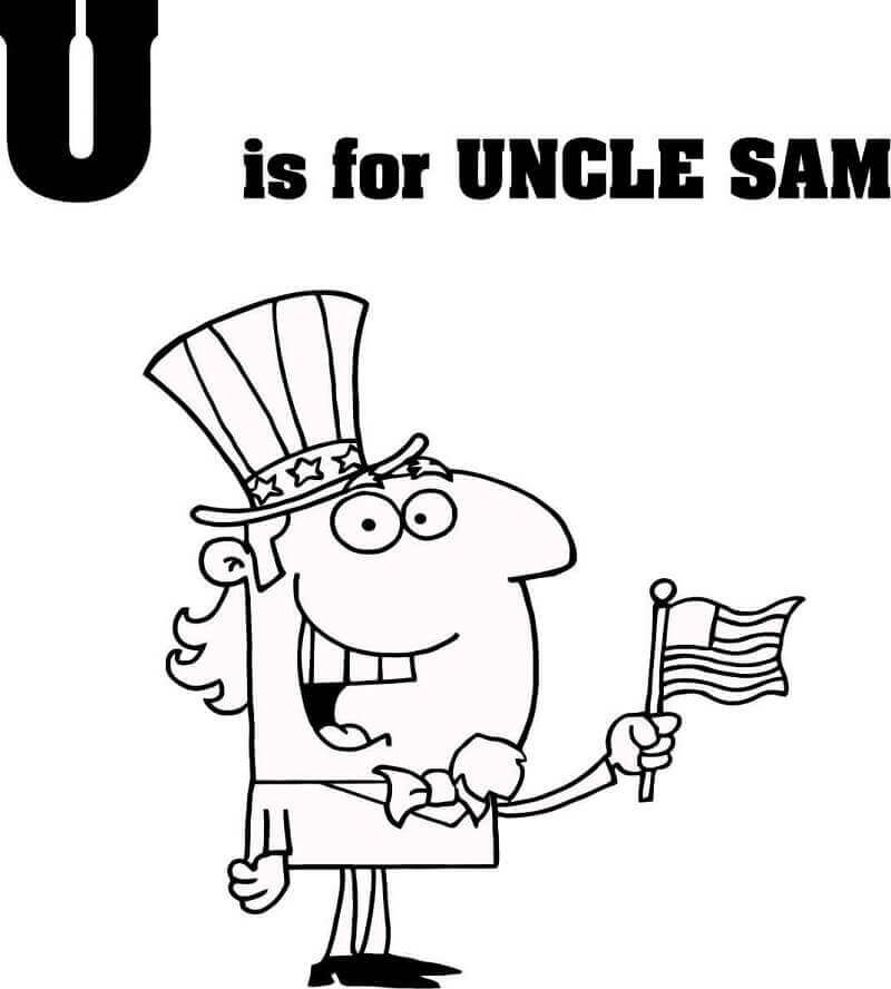 Tío Sam, Letra U