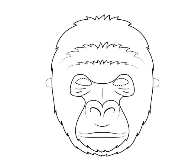 Una Máscara de Gorila