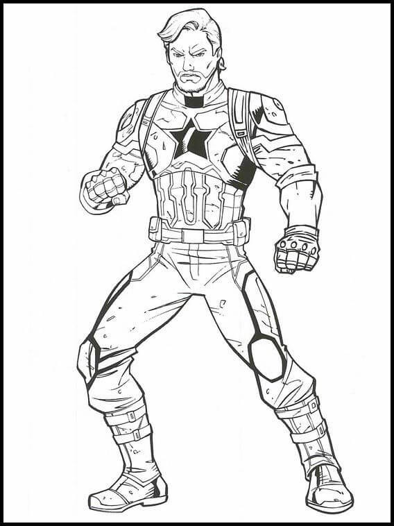 10 Captain America Endgame Coloring Pages to Unleash Your Inner Patriot