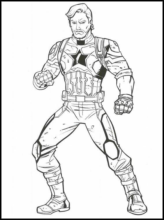 Vengador Endgame Capitán América de Chris Evans