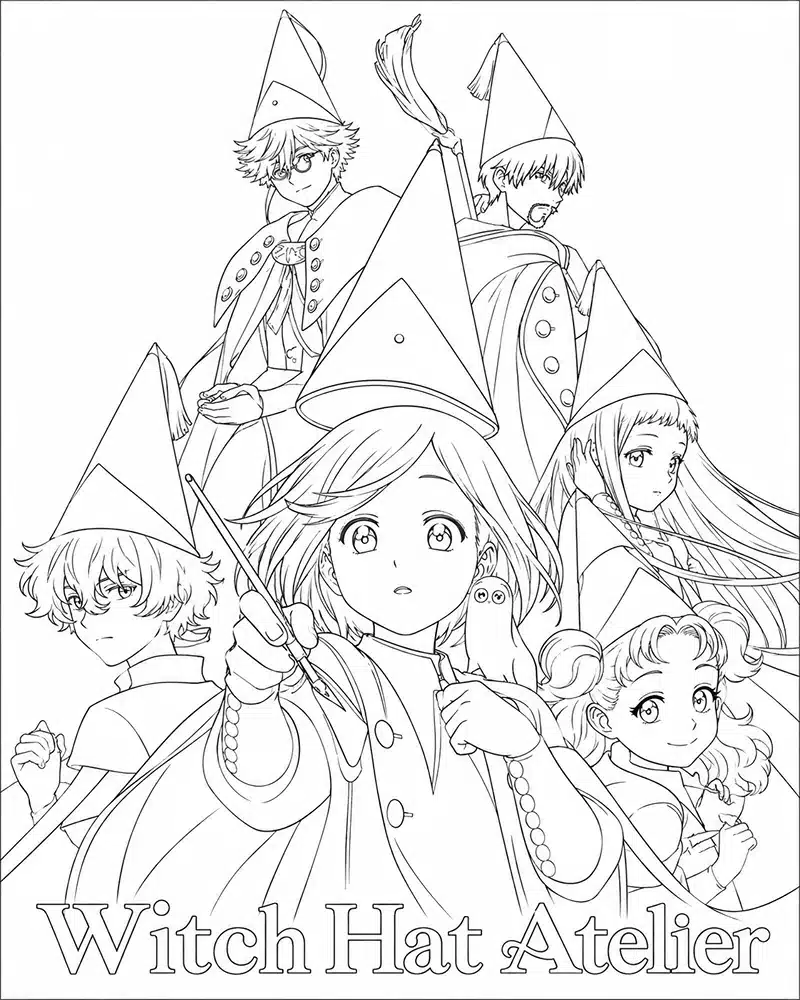 Witch Hat Atelier Dibujos para colorear