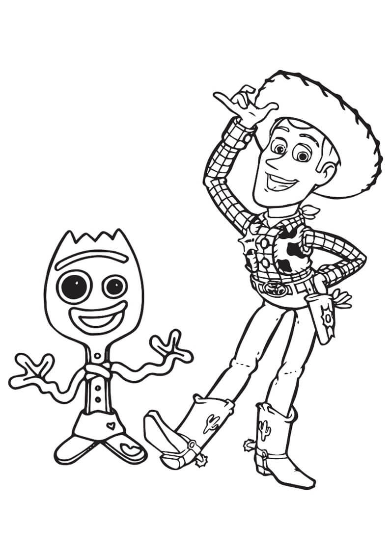 Woody y Forky