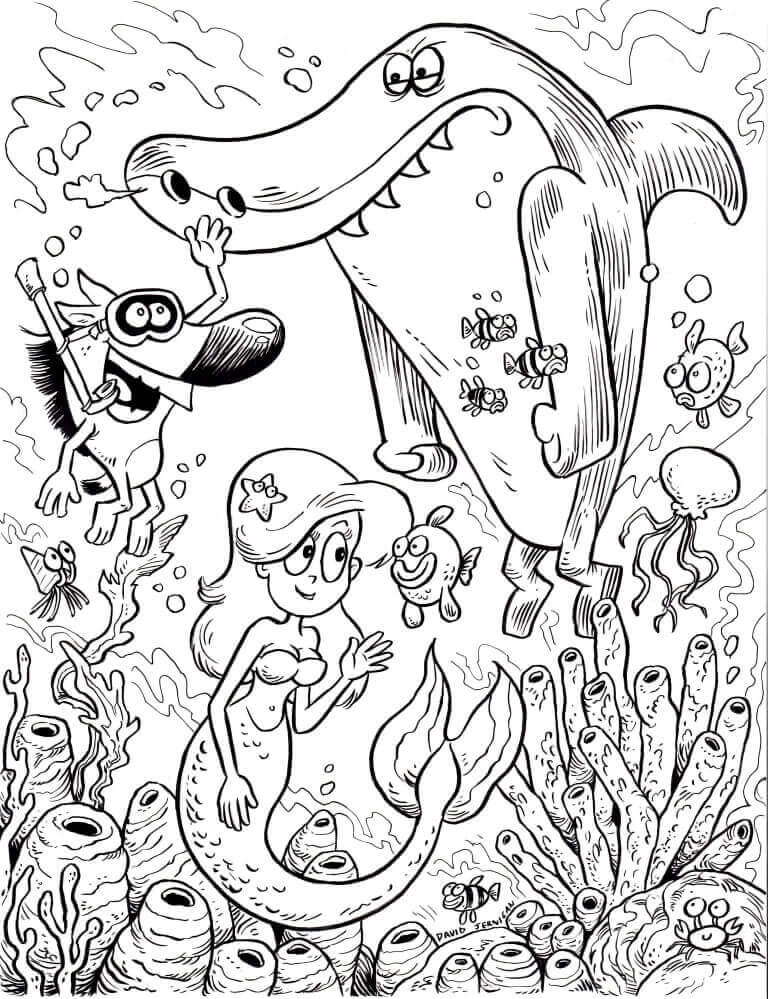 Zig y Sharko Bajo el Océano