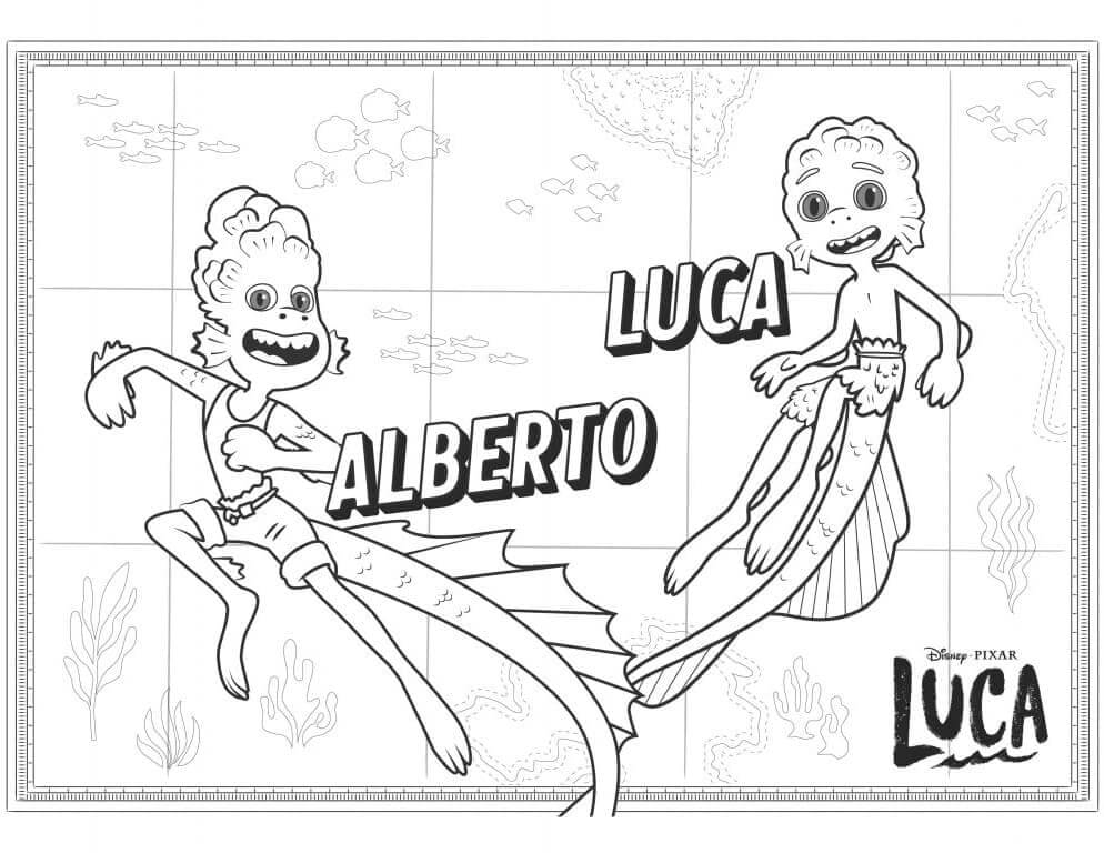 Dibujos de Luca para colorear e imprimir– 
