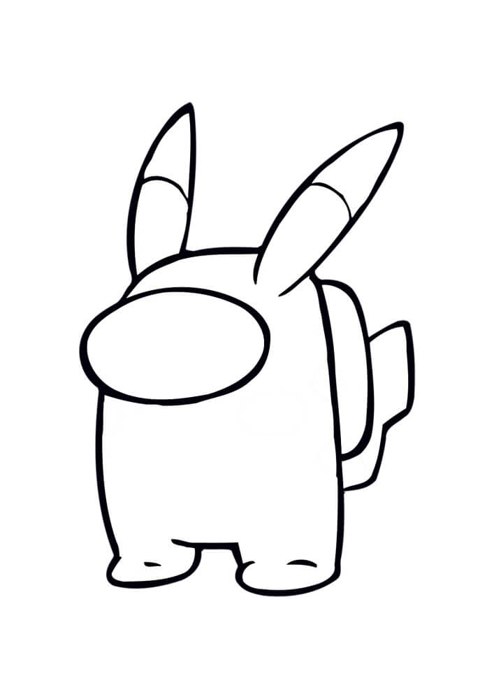 Dibujos de Pikachu para colorear e imprimir– 