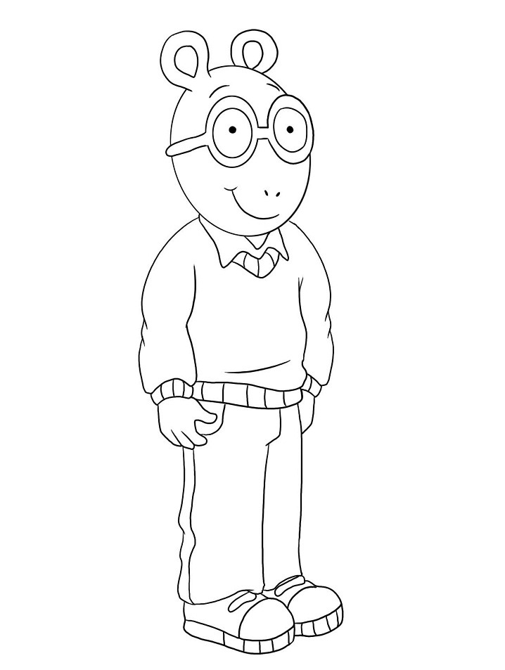 Arthur Leer Para Colorear Imprimir E Dibujar Coloringonly Com