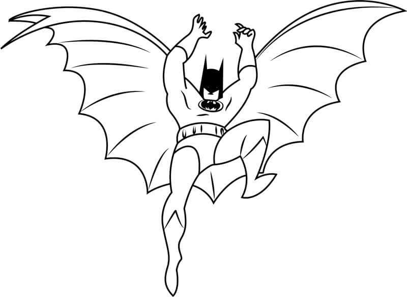 Batman Cómico para colorear, imprimir e dibujar –