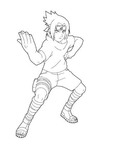 Estupendo Uchiha Shisui para colorir