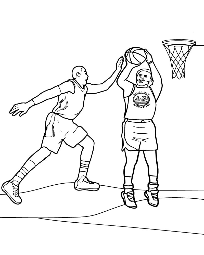 Colorea y Traza March Madness