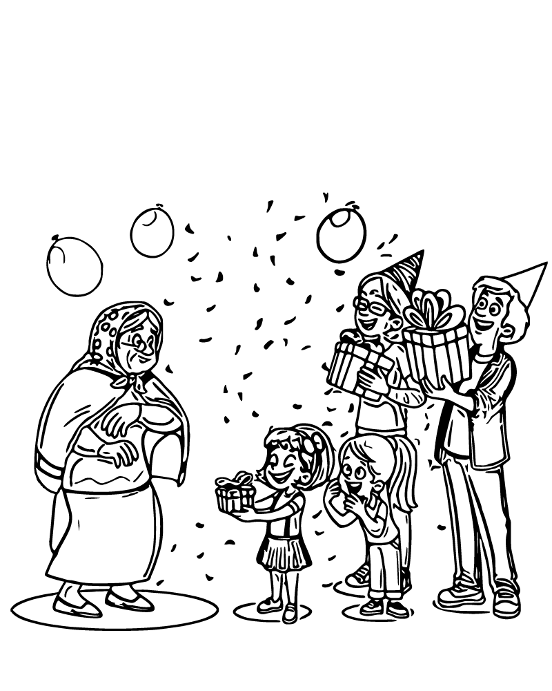 Linda Feliz Cumpleaños Abuela