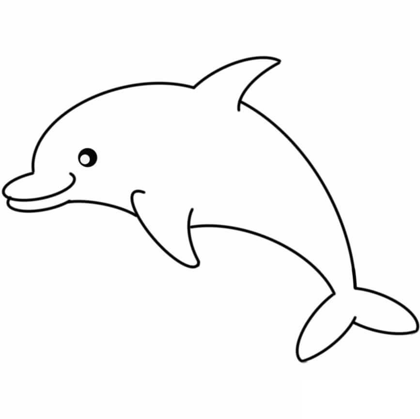 delfin para colorear - www.virungaecotours.com.