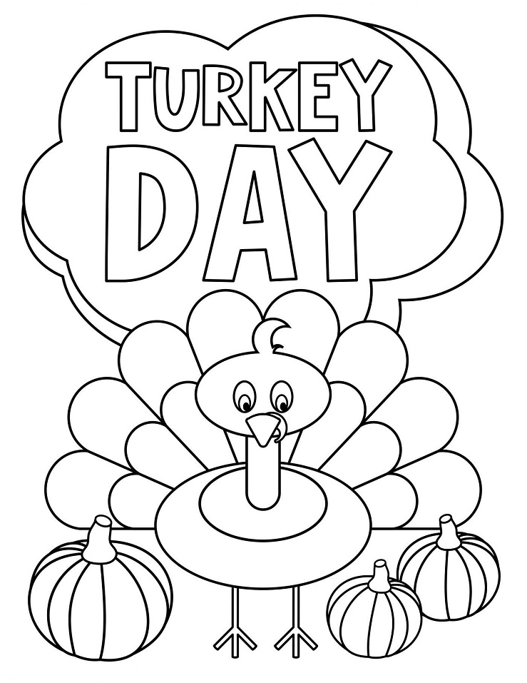 Free Coloring For Thanksgiving