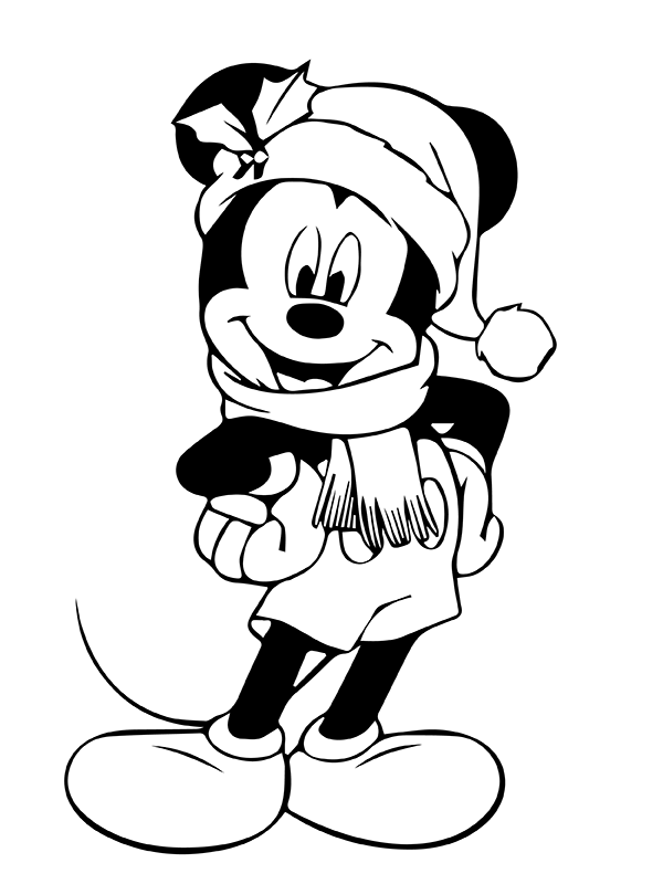 Dibujos de Disney Navidad para colorear e imprimir– 
