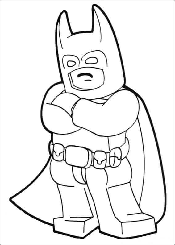 Divertido Lego Batman para colorear, imprimir e dibujar –
