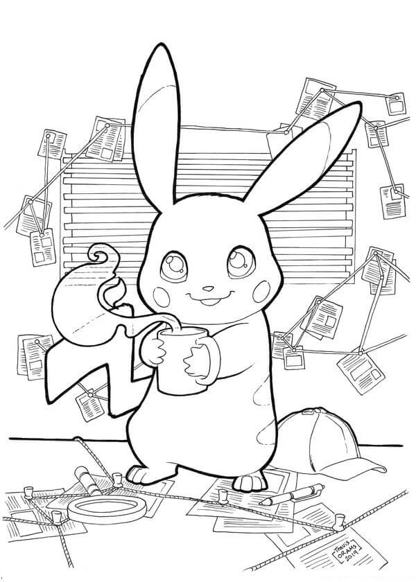 Pikachu Y Kasumi Para Colorear Imprimir E Dibujar Dibujos Pdmrea Pdmrea
