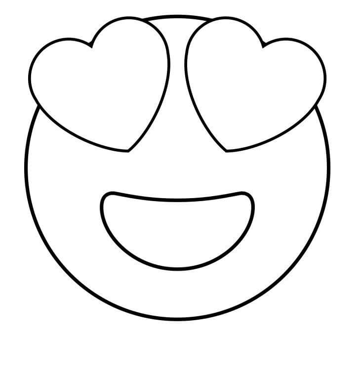  Emojis de Amor para colorear, imprimir e dibujar –ColoringOnly.Com