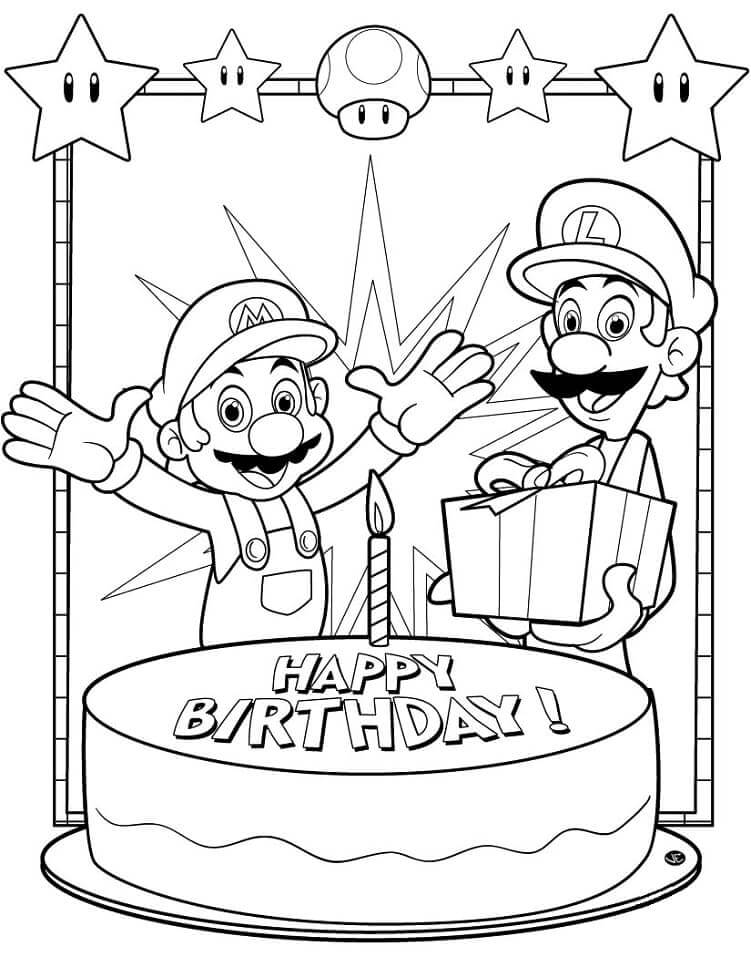 Dibujos De Mario Para Colorear E Imprimir Coloringonly Com