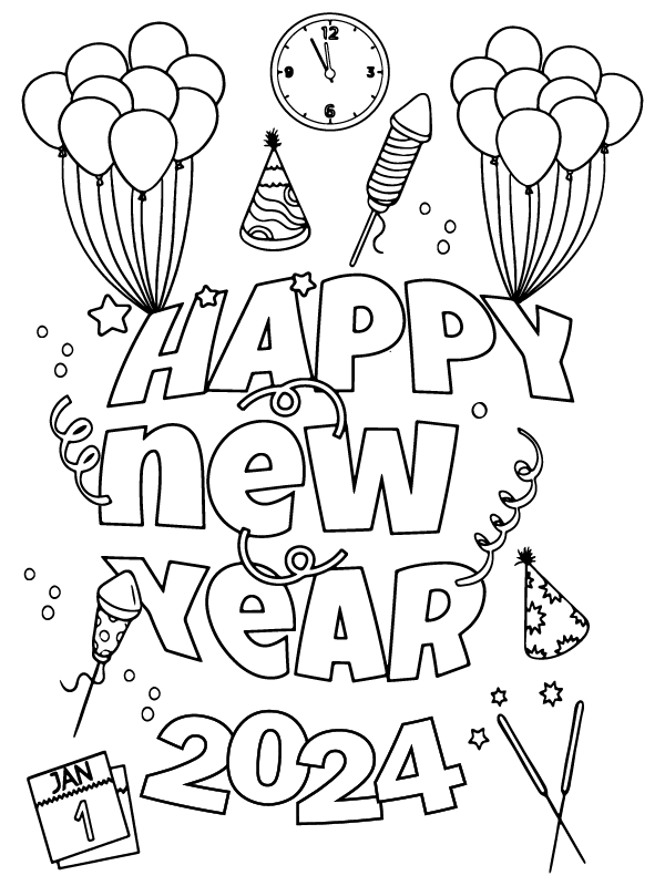 free-coloring-sheet-welcoming-2024-page