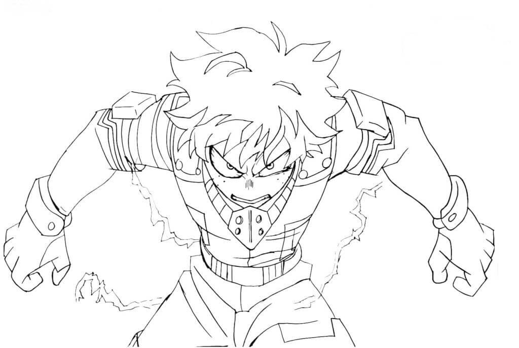 Deku My Hero Academia Coloring Pages Atarashii Wallpaper | The Best ...