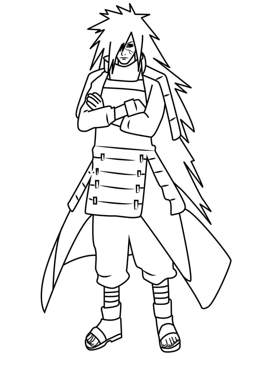 Estupendo Uchiha Shisui para colorir