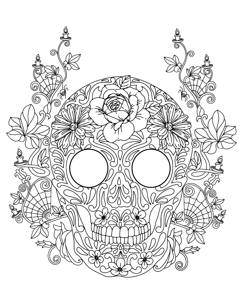 Calavera de Halloween