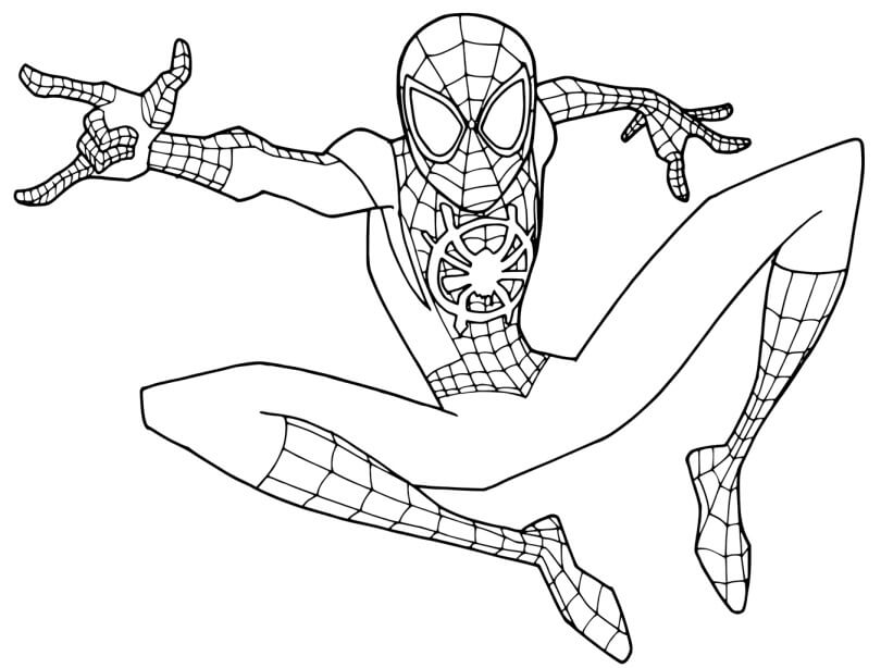 Gran Hombre Araña para colorear imprimir e dibujar ColoringOnly Com