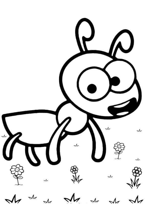 Dibujos de Hormiga para colorear e imprimir– 