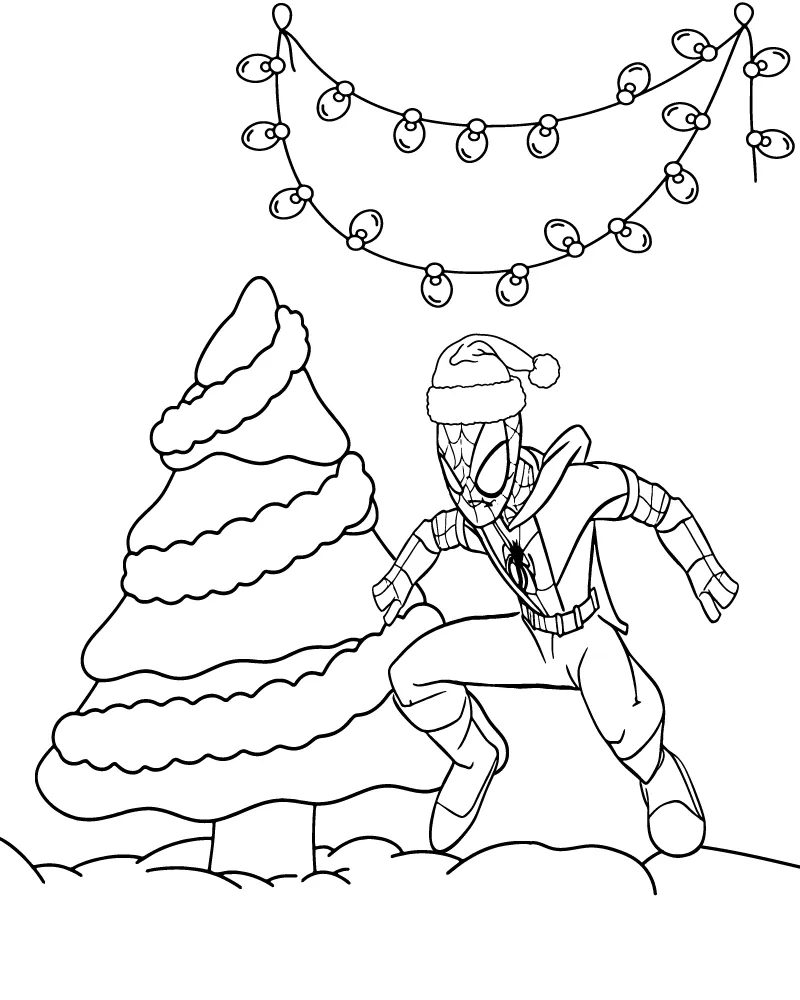 Árbol De Navidad De Spiderman