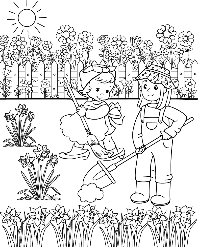 Mamá e Hija Jardinería