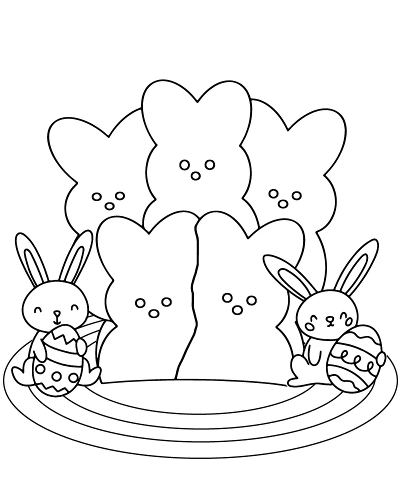 Peeps Conejo y Pollito