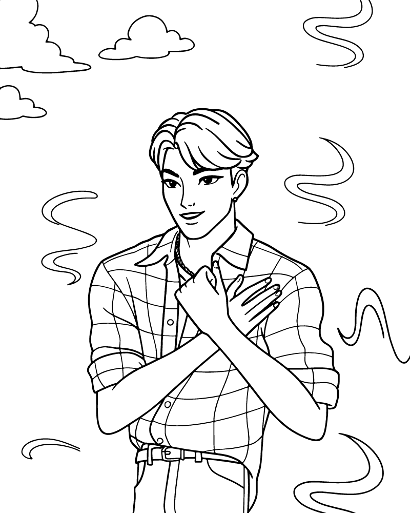 Cazadores de Demonios KPop Jinu Imprimible﻿