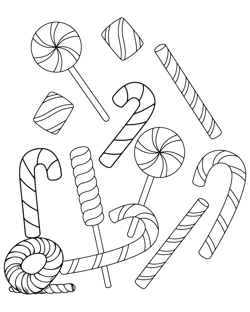 Bastón De Caramelo Preppy