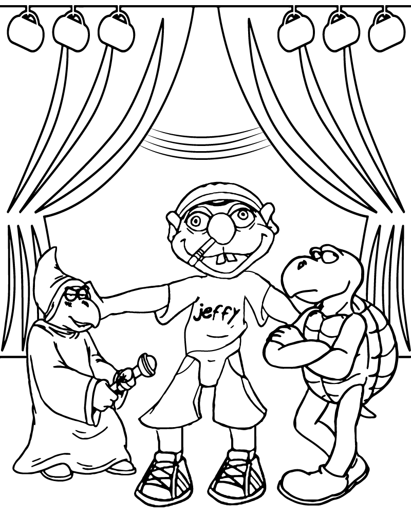 Jeffy el Títere con Animales de Circo para Niños