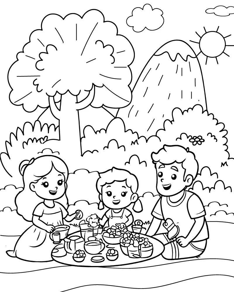 Mamá e Hija Picnic