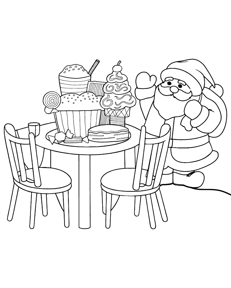 Mesa De Navidad Preppy