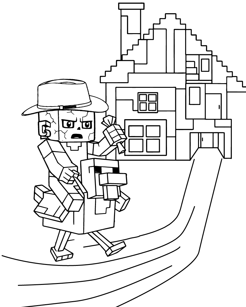 Jinete de Pollo Minecraft