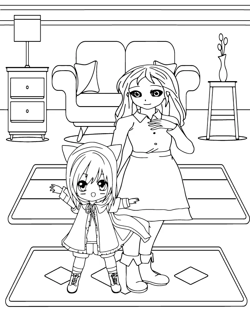 Mamá e Hija Anime