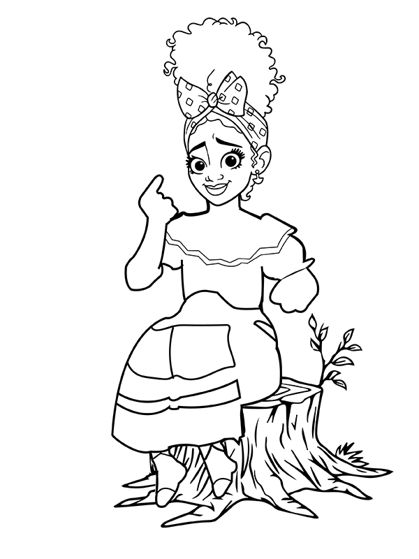 Hermosa Dolores Sentada